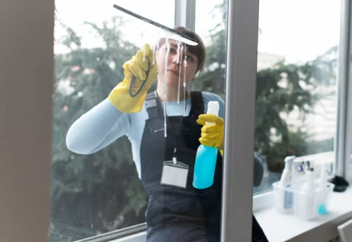 Nettoyage de vitres intérieures et extérieures à Censeau